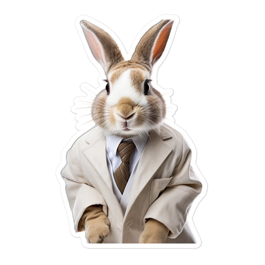 Californian Compassionate Doctor Bunny Sticker - Stickerfy.ai