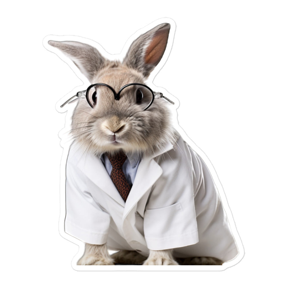 Californian Compassionate Doctor Bunny Sticker - Stickerfy.ai
