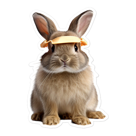 Californian Contractor Bunny Sticker - Stickerfy.ai