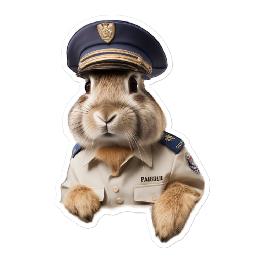 Dutch Transit Operator Bunny Sticker - Stickerfy.ai