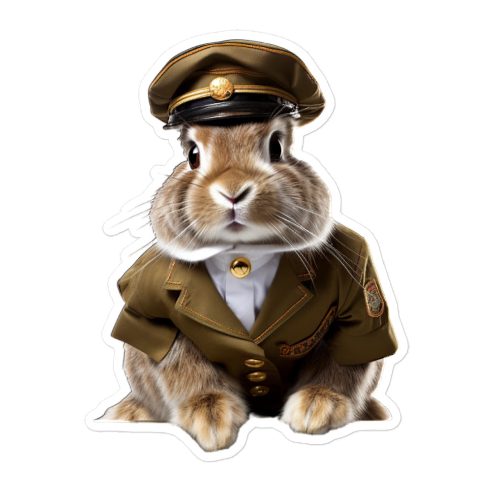 Dutch Transit Operator Bunny Sticker - Stickerfy.ai