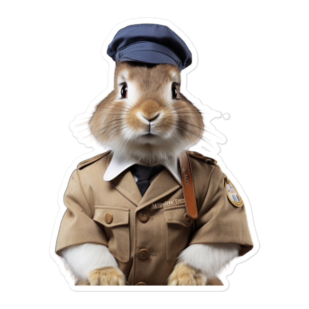 Dutch Transit Operator Bunny Sticker - Stickerfy.ai