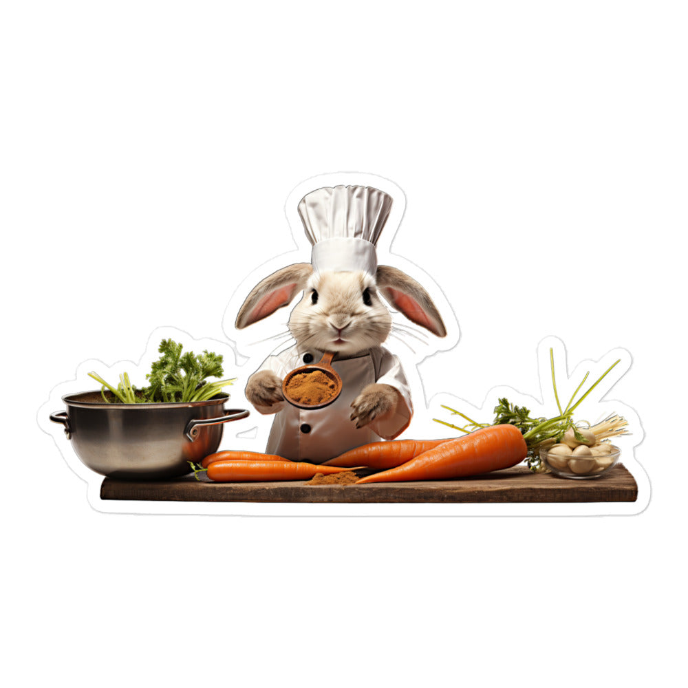 Dutch Chef Bunny Sticker - Stickerfy.ai