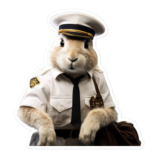 Havana Transit Operator Bunny Sticker - Stickerfy.ai