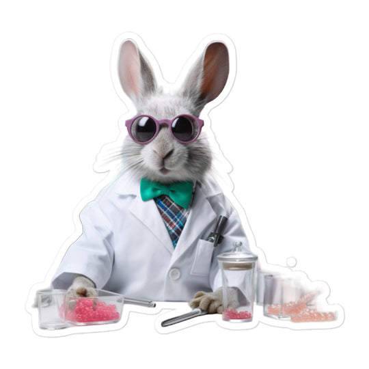 Havana Knowledgeable Pharmacist Bunny Sticker - Stickerfy.ai