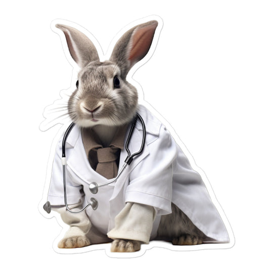 Havana Compassionate Doctor Bunny Sticker - Stickerfy.ai