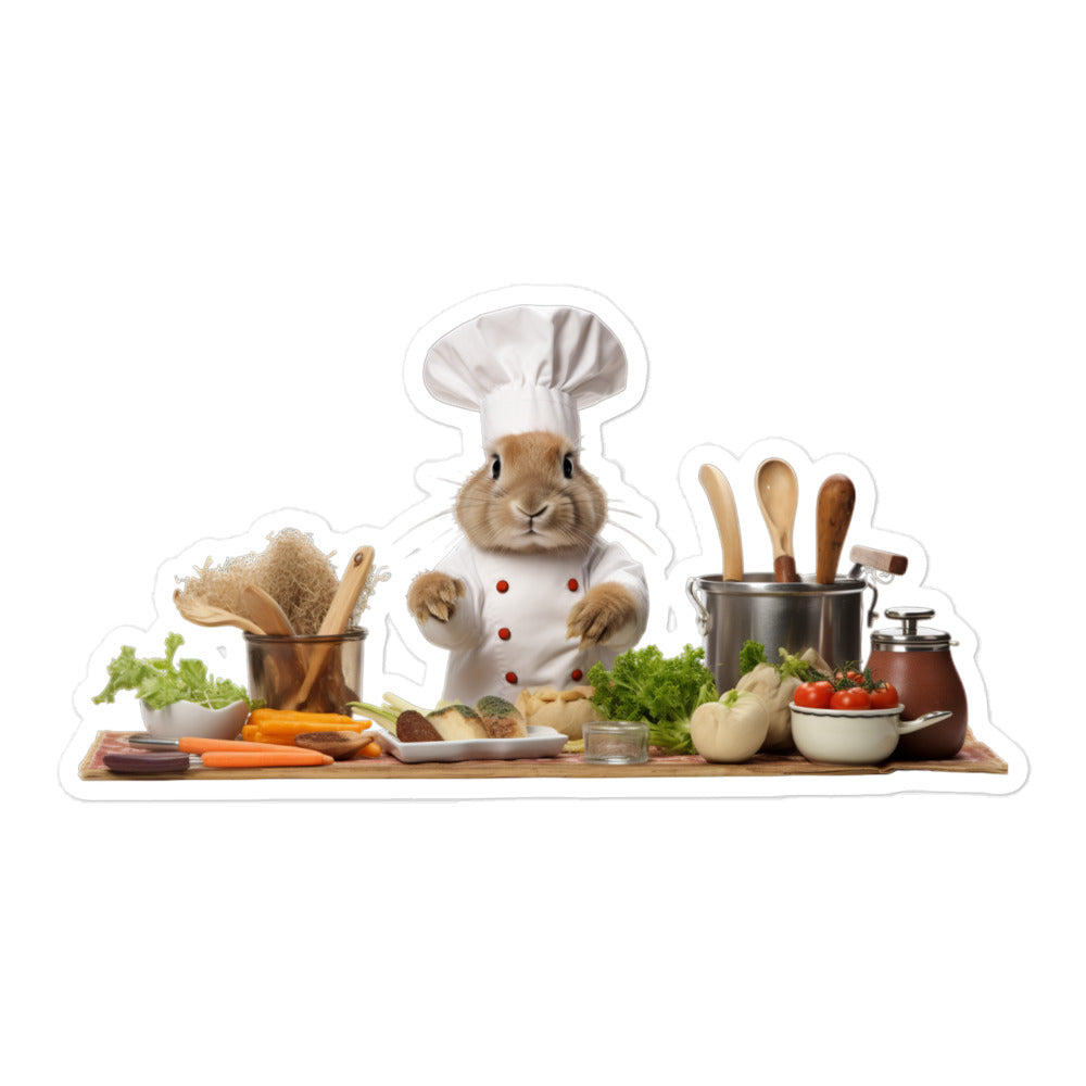 Havana Chef Bunny Sticker - Stickerfy.ai