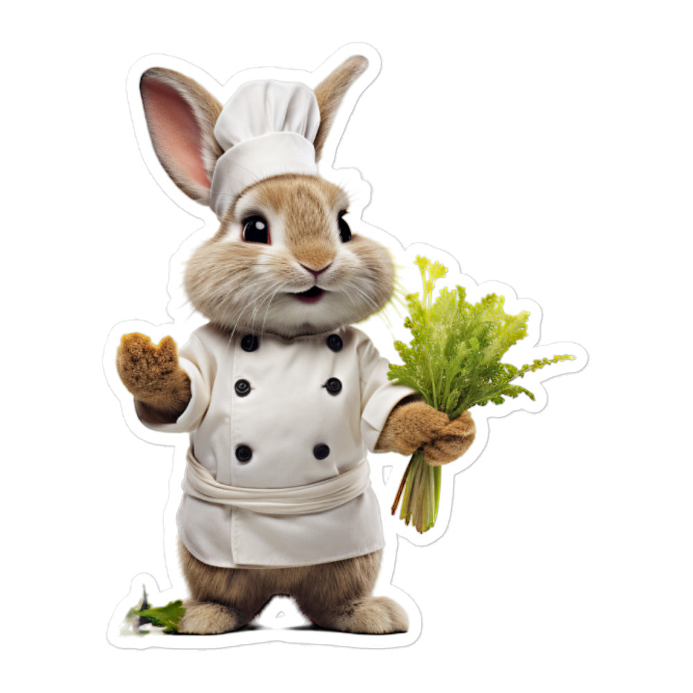 Havana Chef Bunny Sticker - Stickerfy.ai