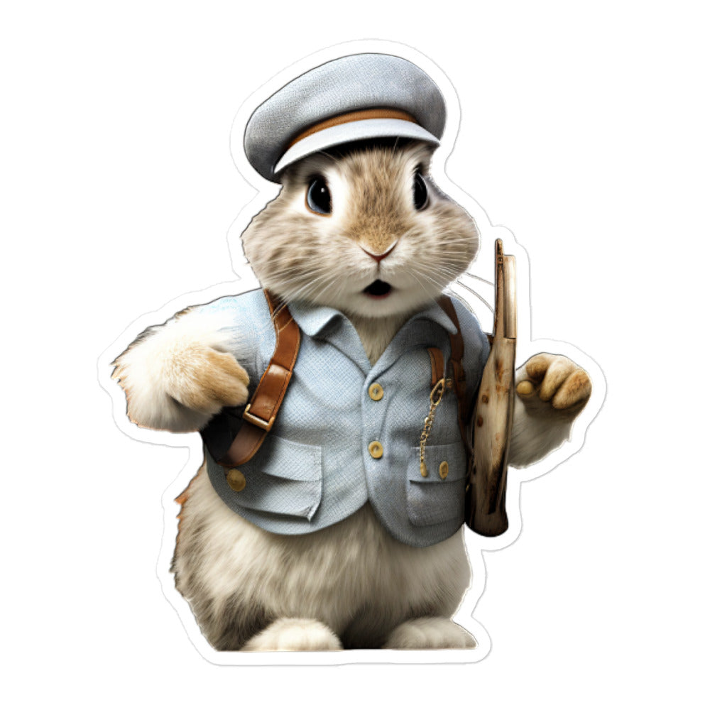 Himalayan Transit Operator Bunny Sticker - Stickerfy.ai
