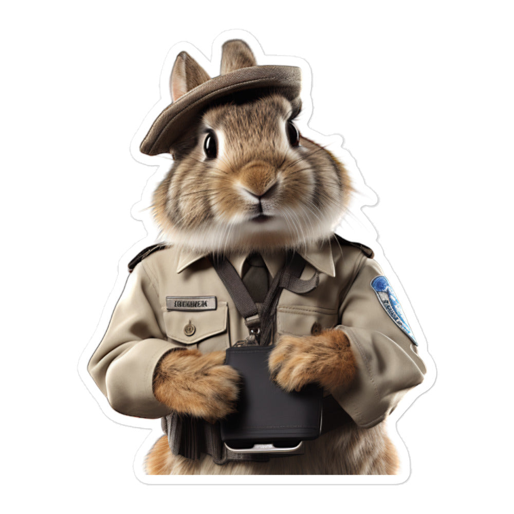 Himalayan Transit Operator Bunny Sticker - Stickerfy.ai