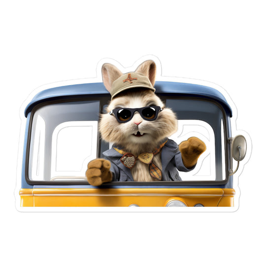 Himalayan Transit Operator Bunny Sticker - Stickerfy.ai