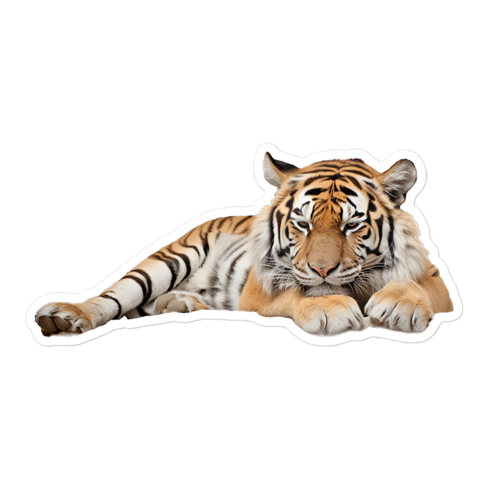 Siberian Tiger Sticker - Stickerfy.ai