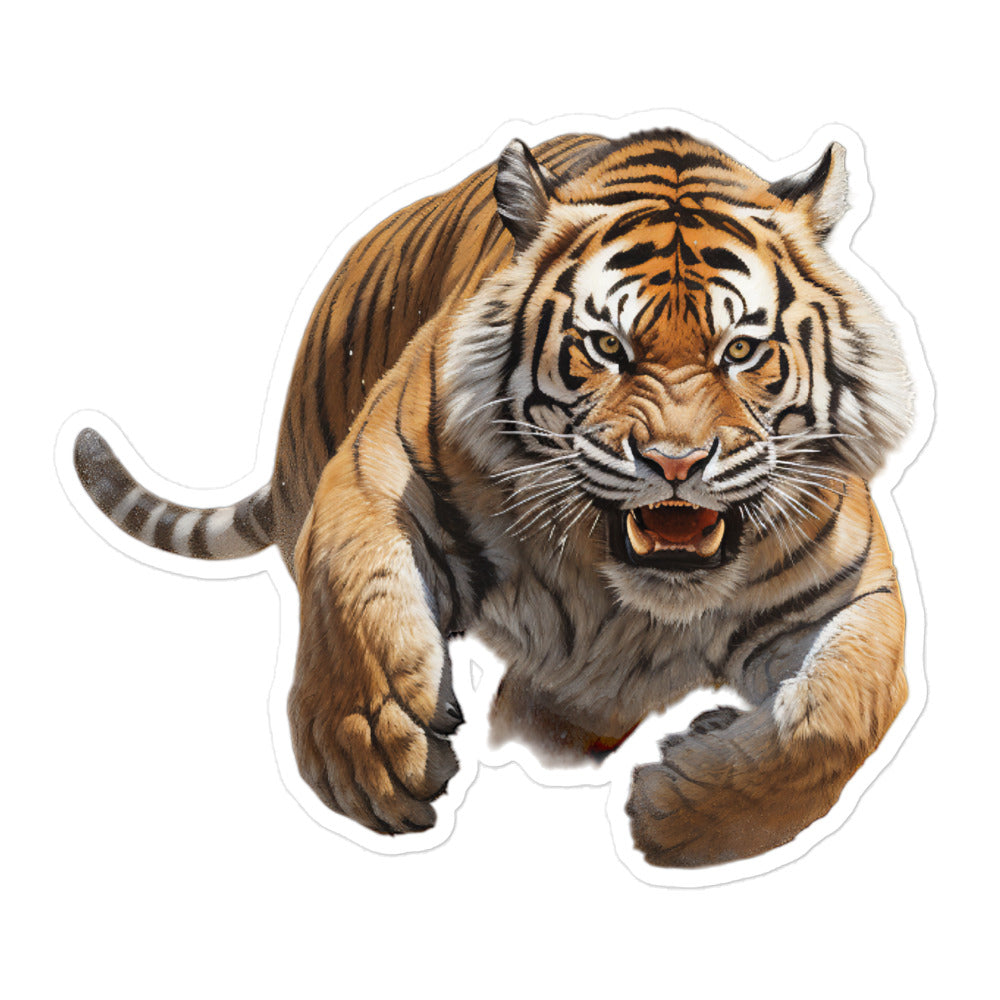 Siberian Tiger Sticker - Stickerfy.ai