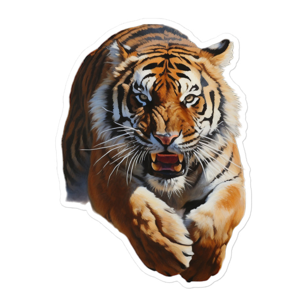 Siberian Tiger Sticker - Stickerfy.ai