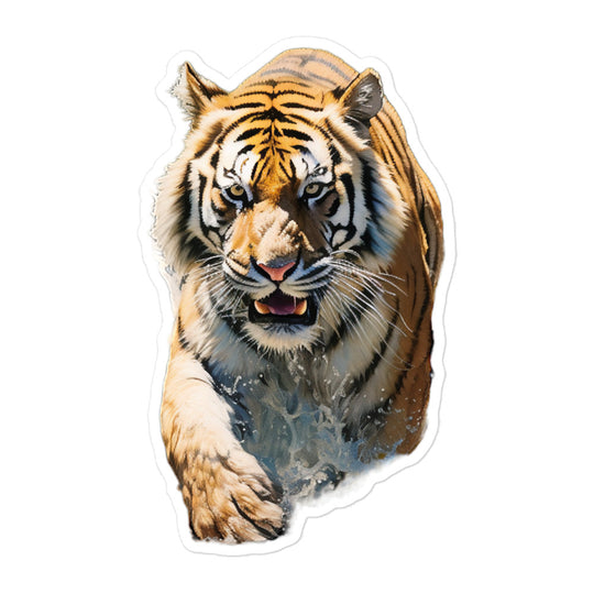 Siberian Tiger Sticker - Stickerfy.ai