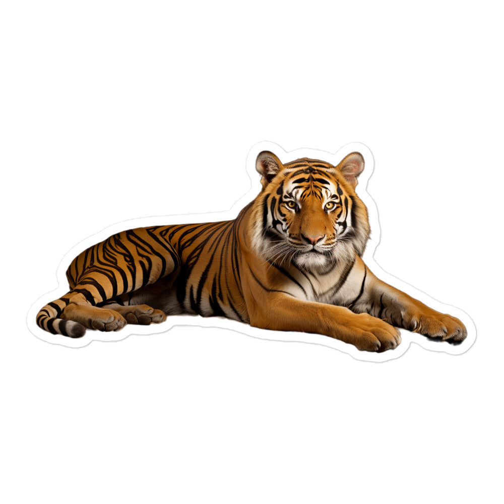 Indochinese Tiger Sticker - Stickerfy.ai