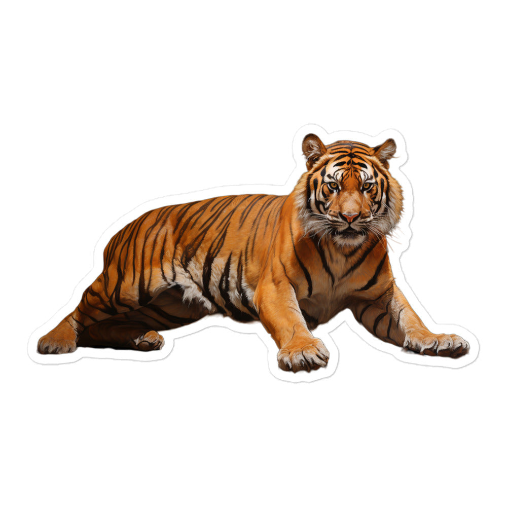 Malayan Tiger Sticker - Stickerfy.ai