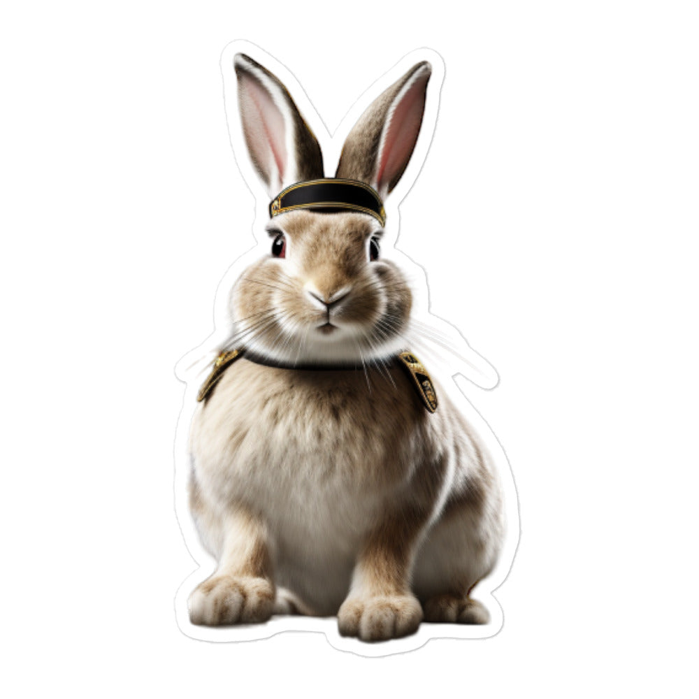 New Zealand Transit Operator Bunny Sticker - Stickerfy.ai