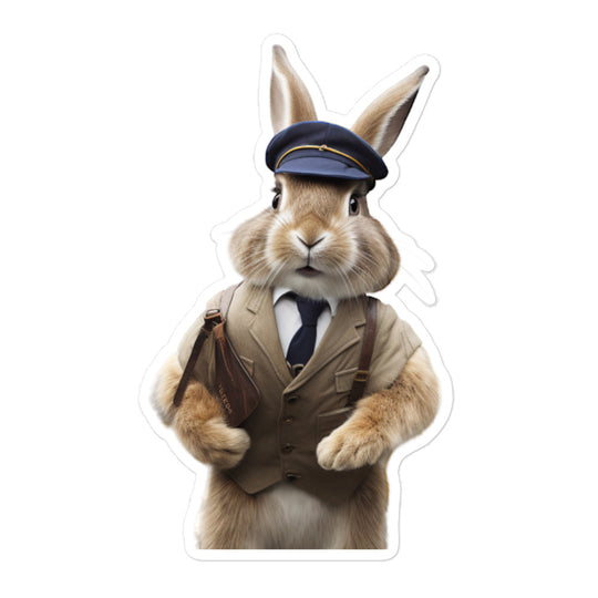 New Zealand Transit Operator Bunny Sticker - Stickerfy.ai