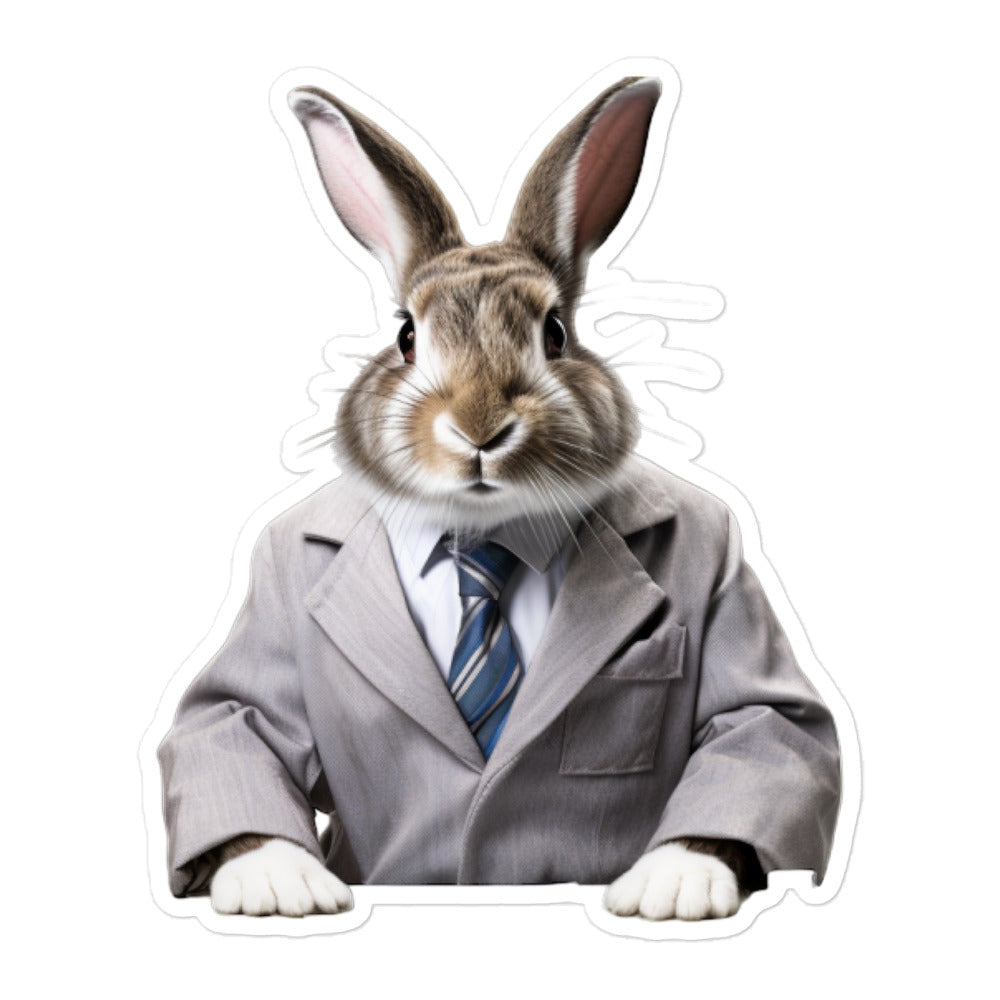 New Zealand Persuasive Sales Bunny Sticker - Stickerfy.ai