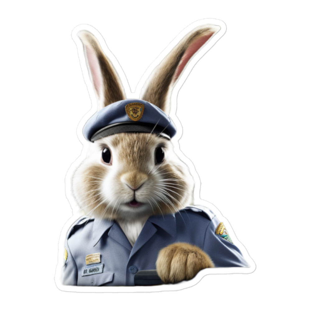 Rhinelander Transit Operator Bunny Sticker - Stickerfy.ai