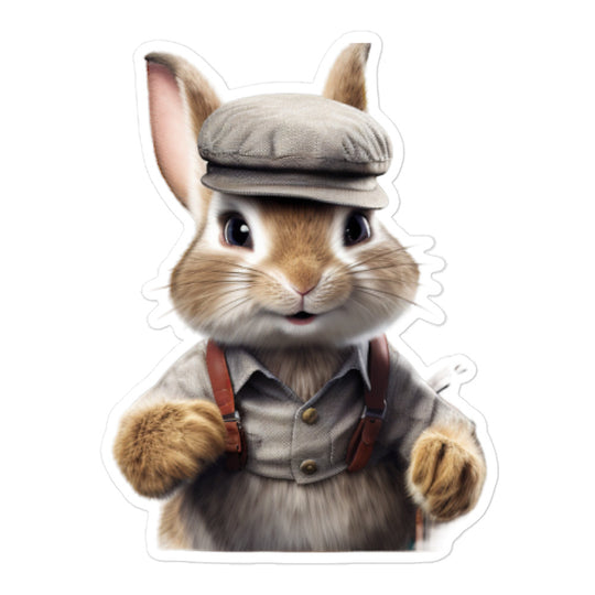 Rhinelander Transit Operator Bunny Sticker - Stickerfy.ai