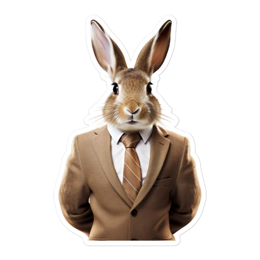 Rhinelander Persuasive Sales Bunny Sticker - Stickerfy.ai