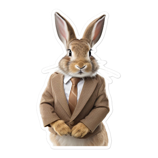 Rhinelander Persuasive Sales Bunny Sticker - Stickerfy.ai