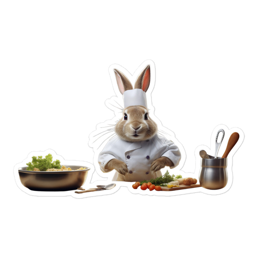 Rhinelander Chef Bunny Sticker - Stickerfy.ai