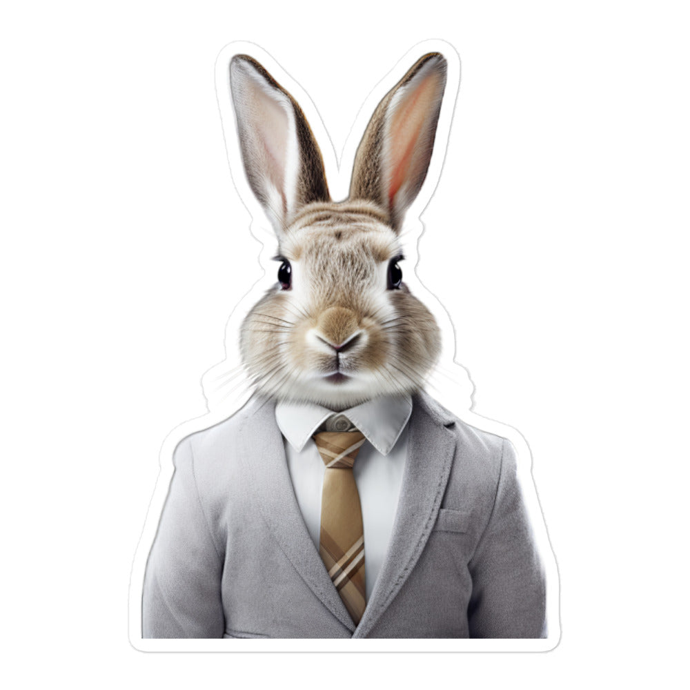 Thrianta Persuasive Sales Bunny Sticker - Stickerfy.ai