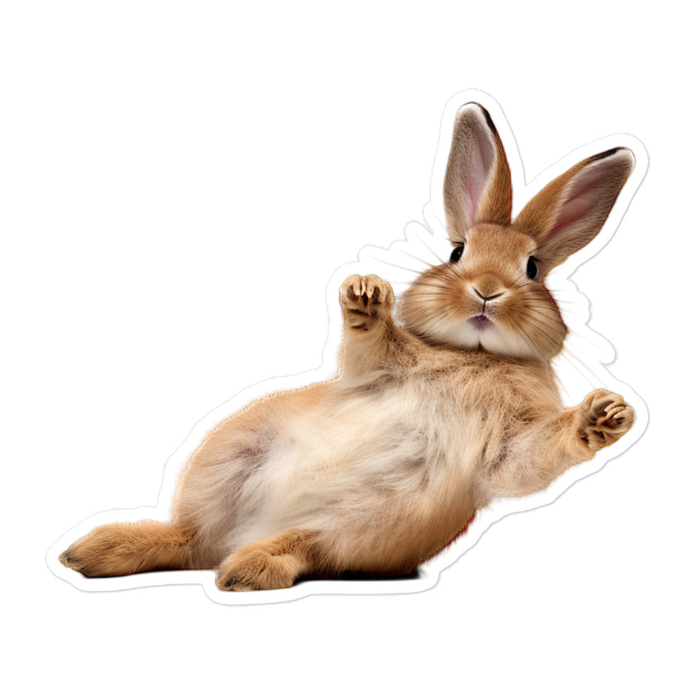 American Bunny Sticker - Stickerfy.ai