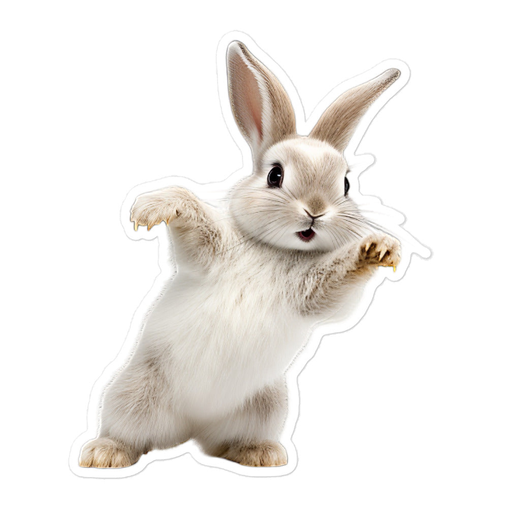 American Bunny Sticker - Stickerfy.ai