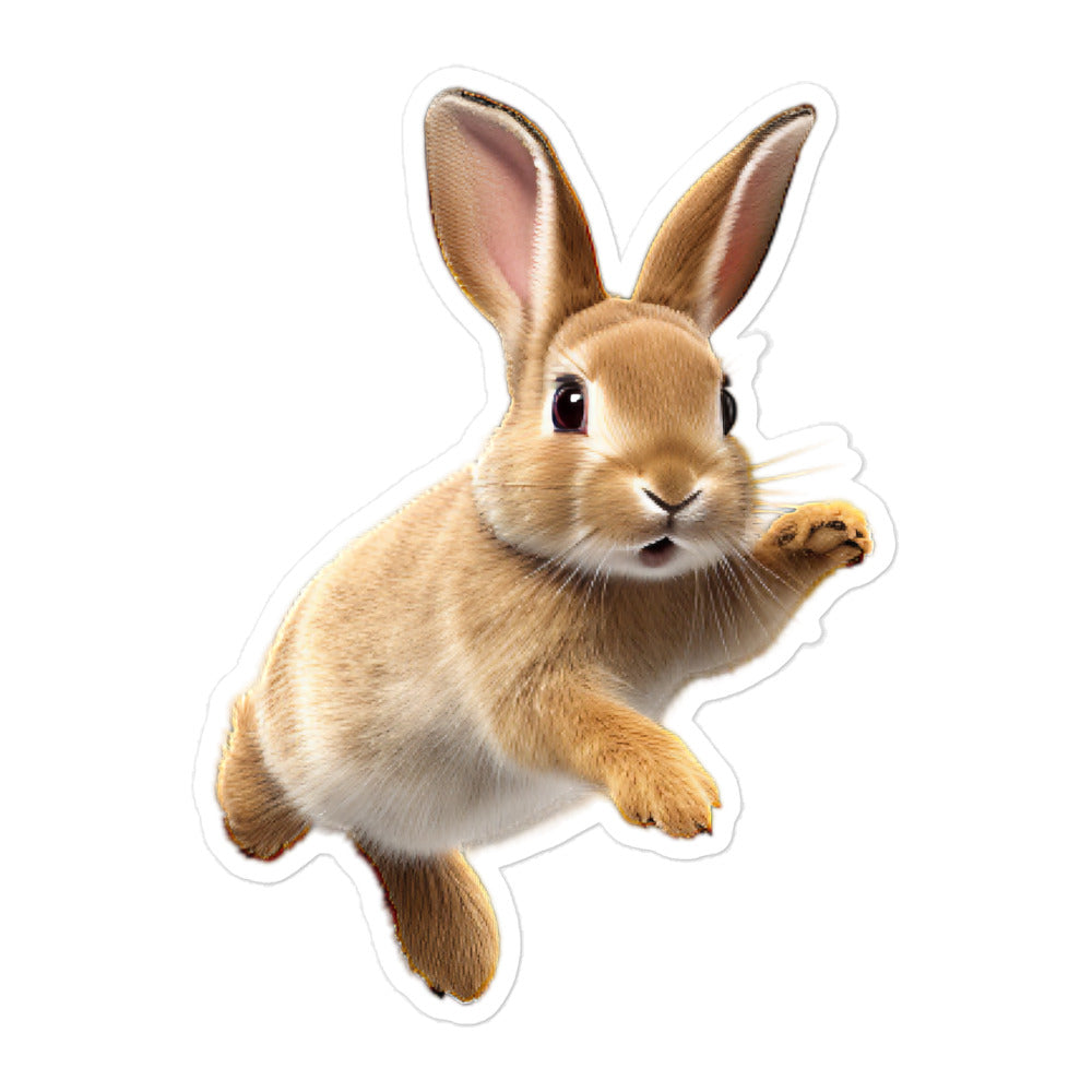 American Bunny Sticker - Stickerfy.ai