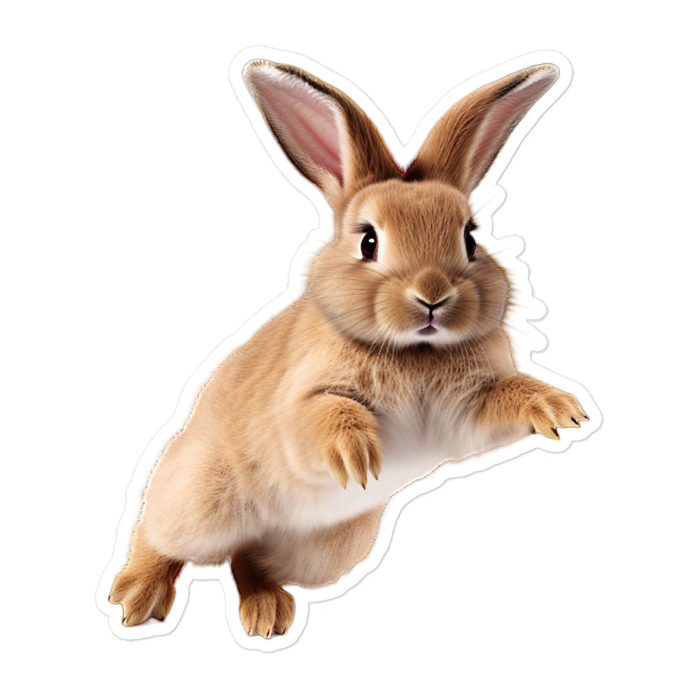 American Bunny Sticker - Stickerfy.ai