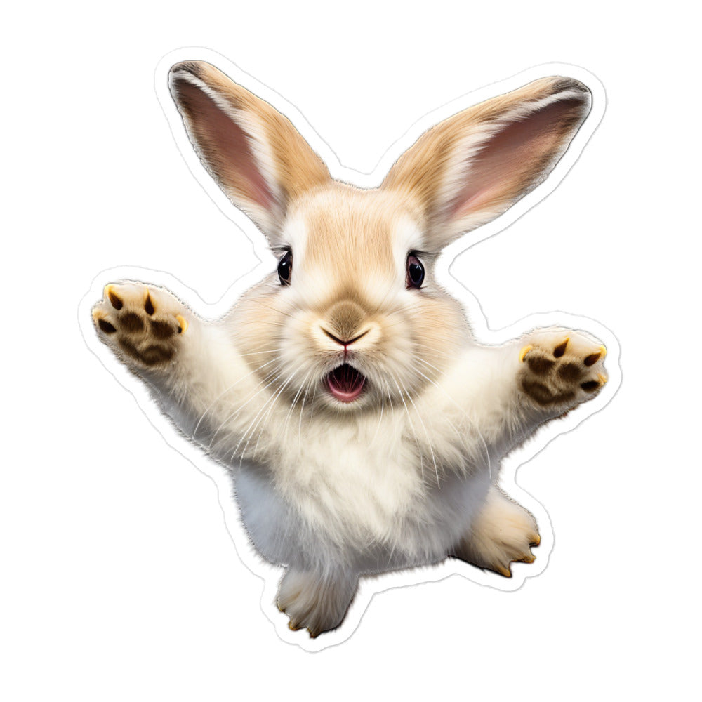 American Bunny Sticker - Stickerfy.ai