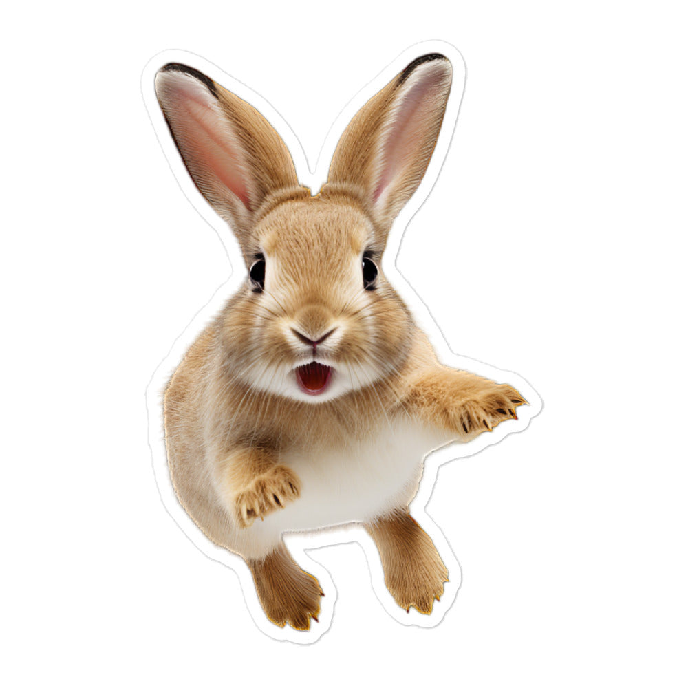 American Bunny Sticker - Stickerfy.ai