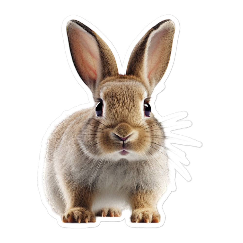 American Bunny Sticker - Stickerfy.ai