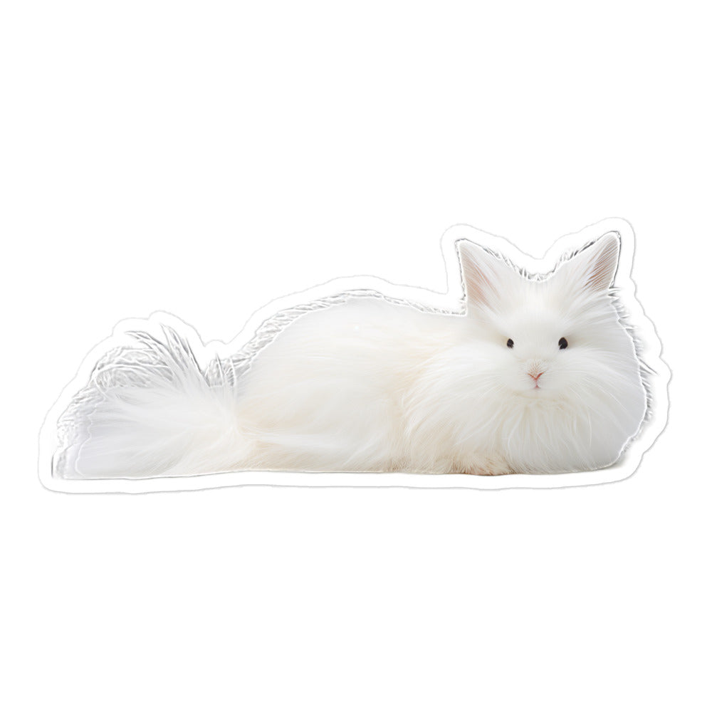 Angora Bunny Sticker - Stickerfy.ai