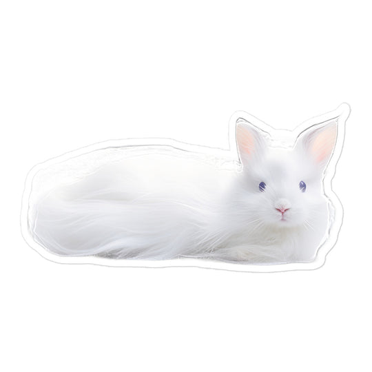 Angora Bunny Sticker - Stickerfy.ai