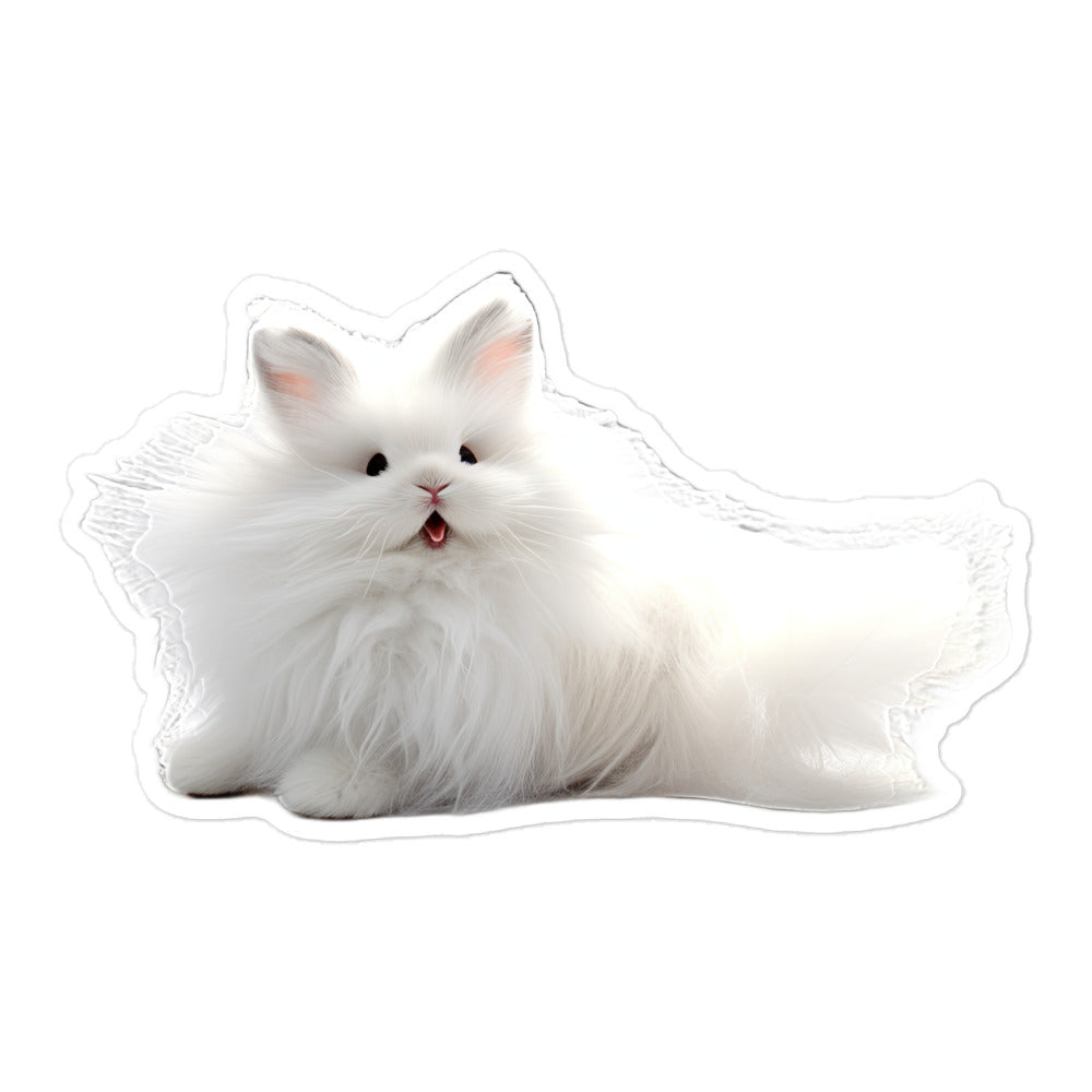 Angora Bunny Sticker - Stickerfy.ai