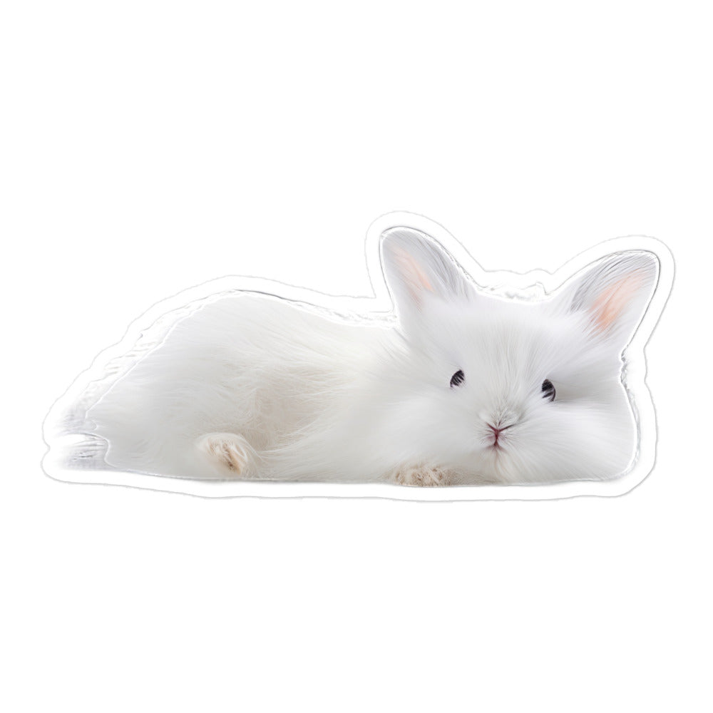 Angora Bunny Sticker - Stickerfy.ai