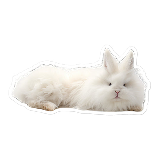 Angora Bunny Sticker - Stickerfy.ai