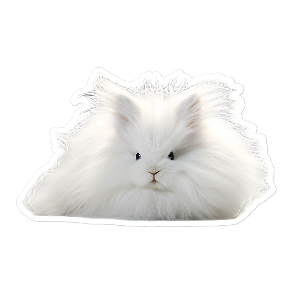 Angora Bunny Sticker - Stickerfy.ai