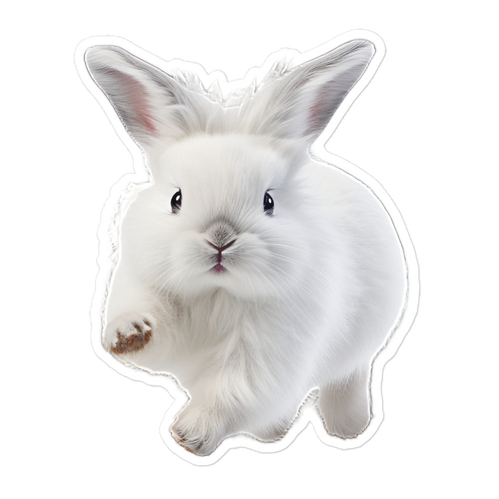 Angora Bunny Sticker - Stickerfy.ai