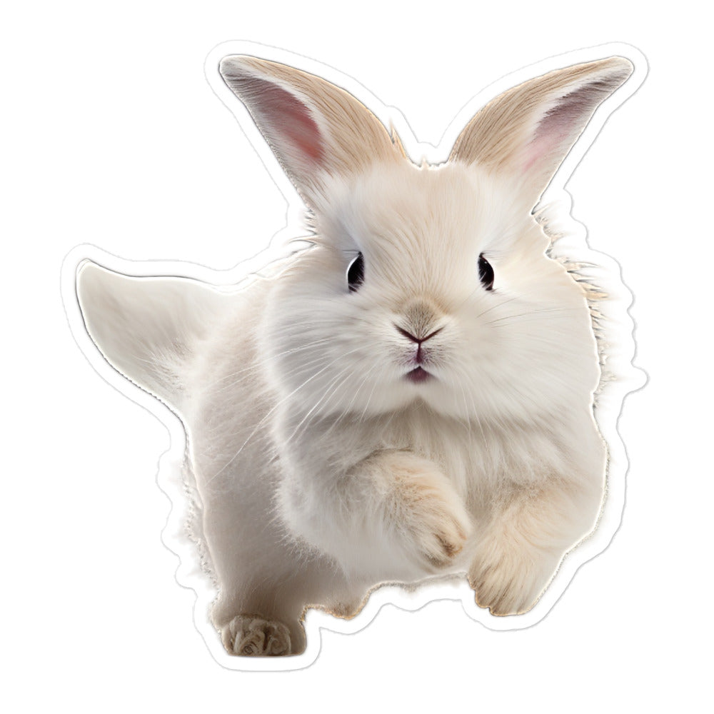 Angora Bunny Sticker - Stickerfy.ai