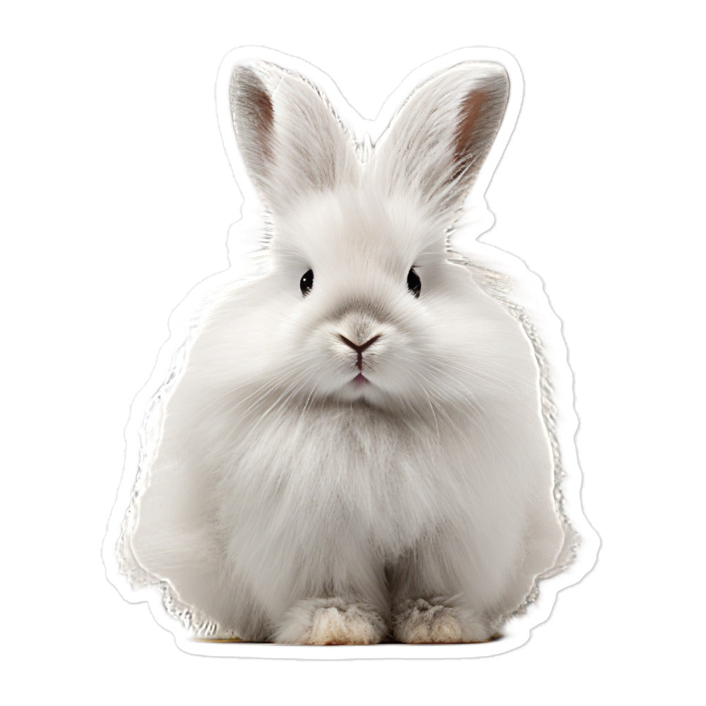 Angora Bunny Sticker - Stickerfy.ai