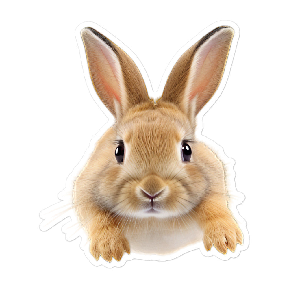 Mini Rex Bunny Sticker - Stickerfy.ai