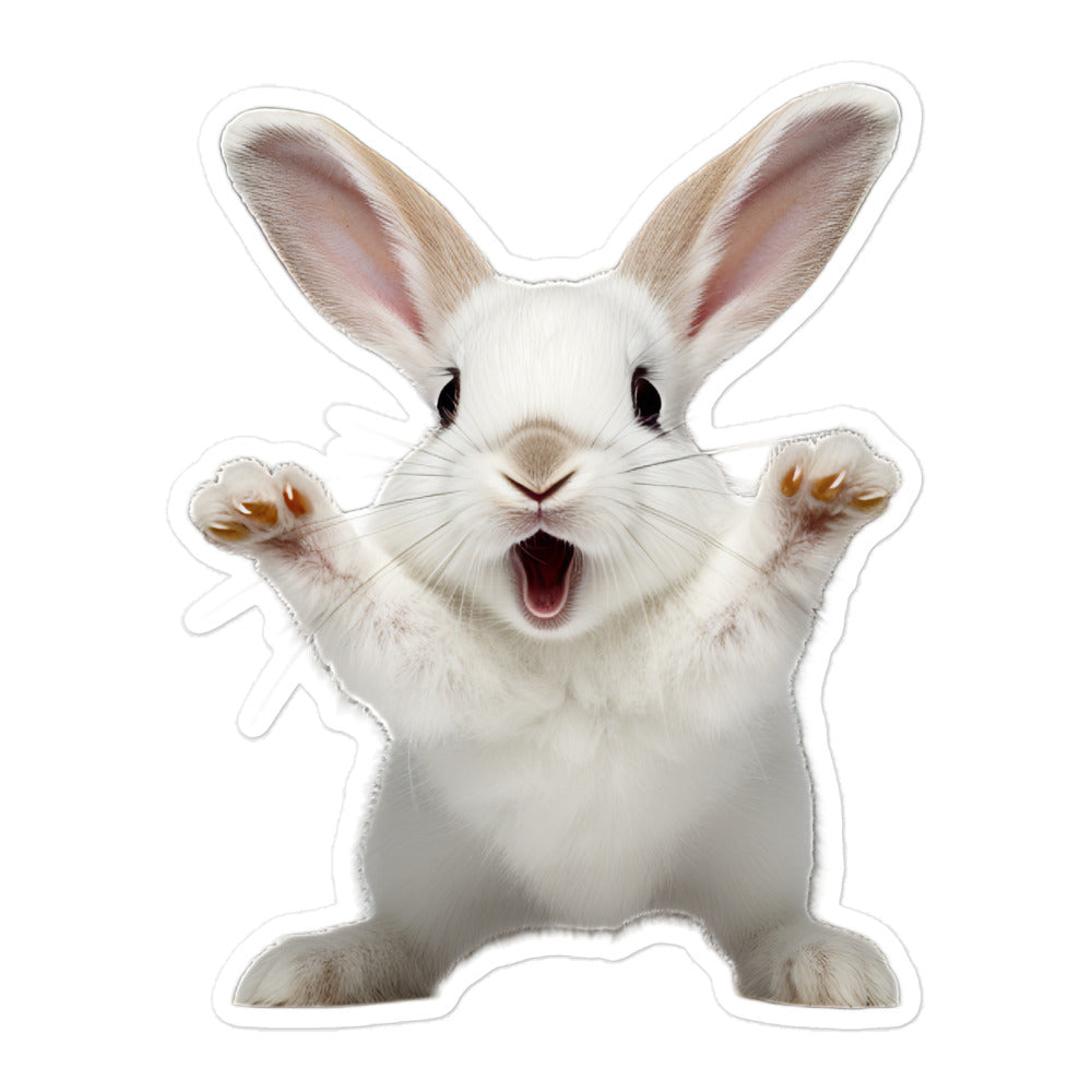 Mini Rex Bunny Sticker - Stickerfy.ai