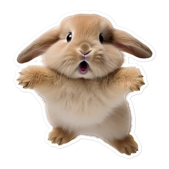 Mini Lop Bunny Sticker - Stickerfy.ai