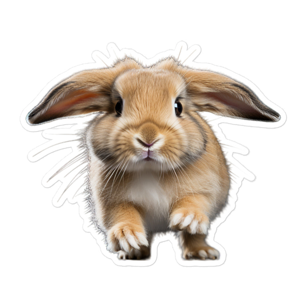 Mini Lop Bunny Sticker - Stickerfy.ai